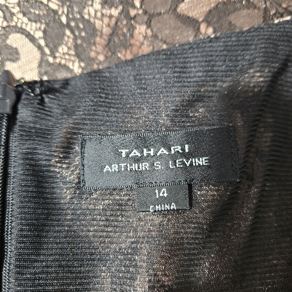Tahari ASL Gorgeous Formal Dress Size 14 - Picture 6 of 6